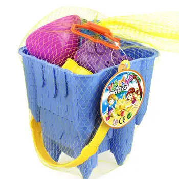 

LeadingStar Kids Simulate Castle Shape Bucket Spade Shovel Water Tools Sand Beach Toys Random Style