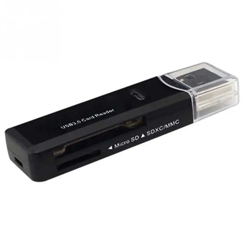 Mutifuctional USB 3 0 кардридер 2 слота/MMC + Micro/T flash для ПК ноутбука и Mirco порт