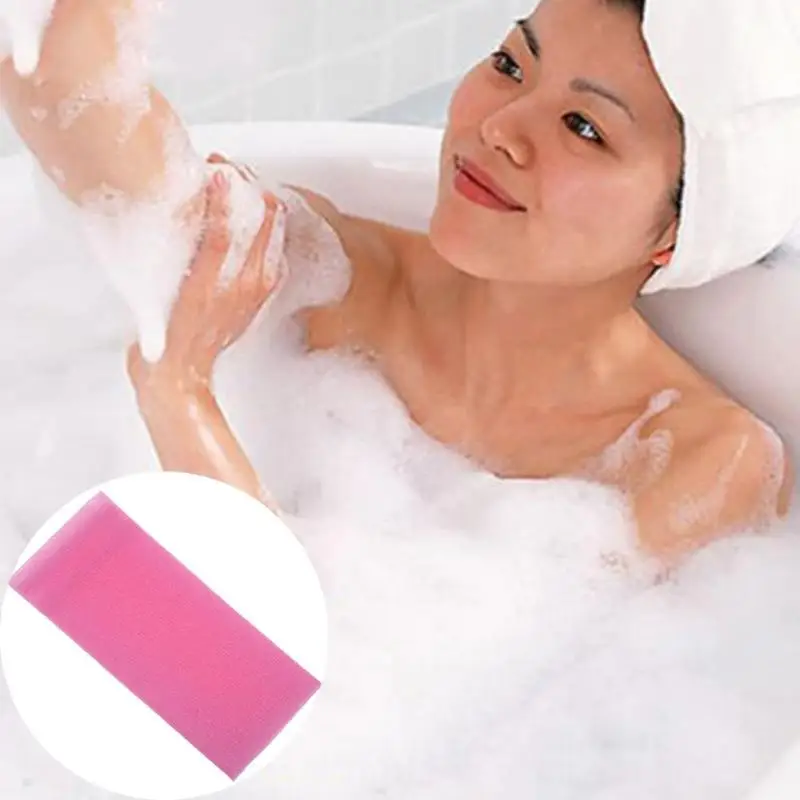 Clean Nylon Scrubbing Towel Nylon Wash Cloth Bath Towel Mesh Bath Shower