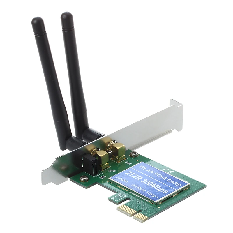 AAAJ PCI Express e 300 Мбит/с IEEE 802.11b/g/n беспроводная WiFi сетевая карта адаптер|Сетевые карты|