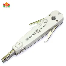 Krone lsa punch down tool 110 cortador de fio faca alicate telecomunicações para rj45 keystone jack cabo rede telefone módulo remendo painel