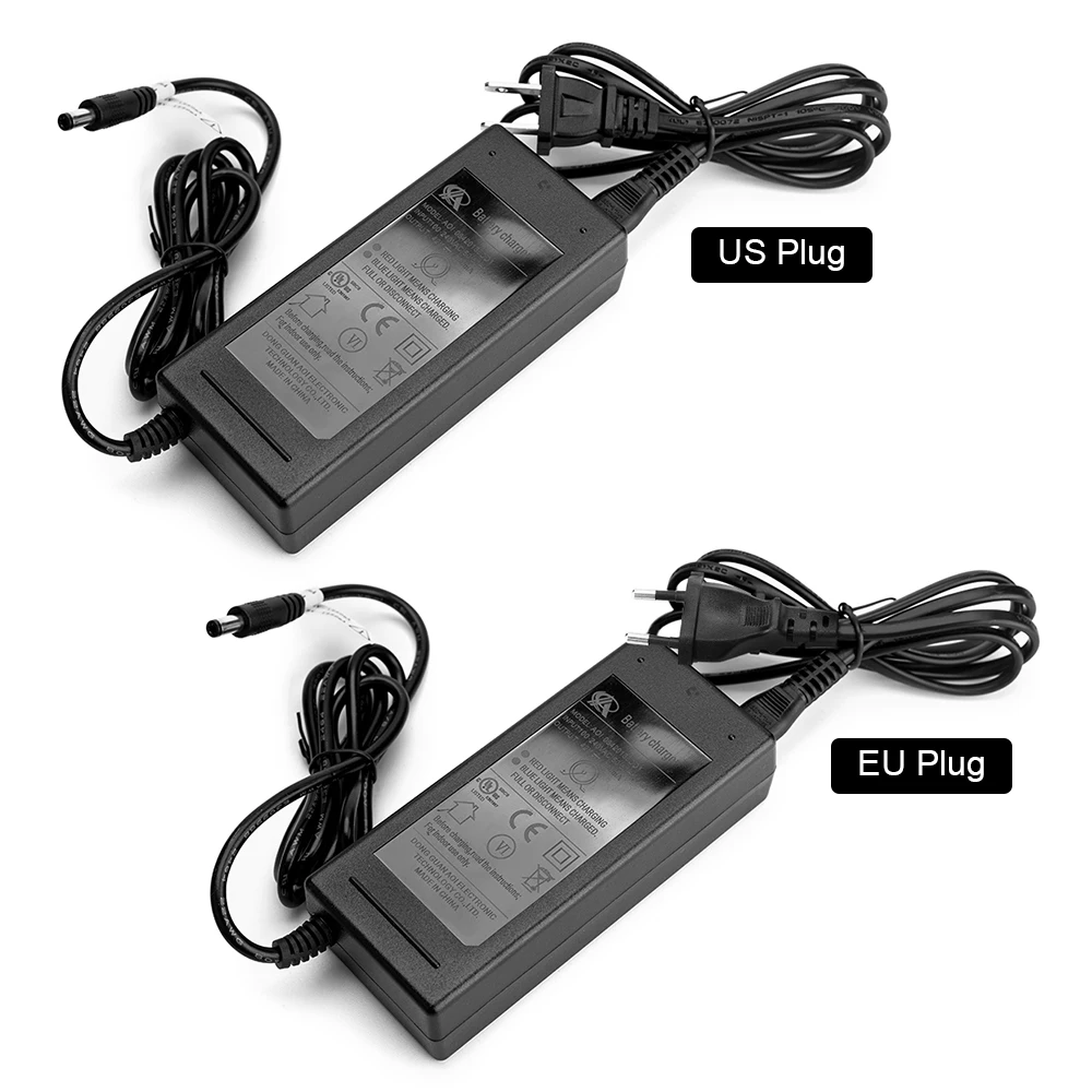 Electric Scooter US EU Plug Charger Power Adapter 42V 1.5A Charger For
