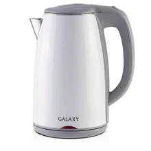Чайник электрический Galaxy GL 0307(белый)(Мощность 2000 Вт, объем 1.7 л, материал- нержавеющая сталь, термоизолированный корпус, отсек для хранения шнура, вращение 360°