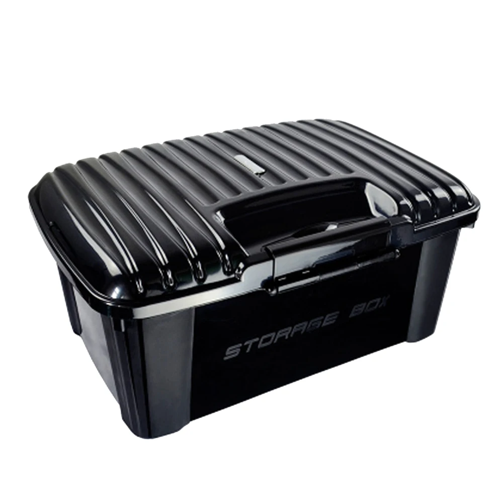 

Car Trunk Organizer Car Trunk Storage Box Car Storage Box Plastic Multifunctional SUV Storage Box(Black)