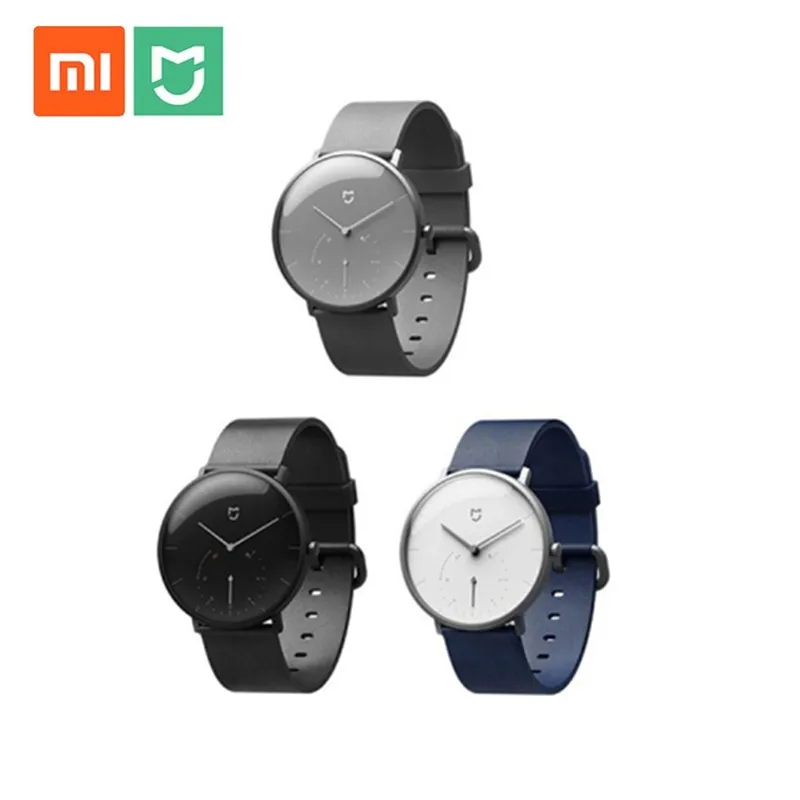 

Xiaomi Mijia Smart Quartz Smartwatch Bluetooth4 3ATM Pedometer Wristband Auto Calibration time vibration IP67 Waterproof