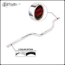 Мотоцикл CNC алюминиевый руль 7/" 22 мм для Harley Chopper Bobber Кафе Racer HONDA YAMAHA SUZUKI