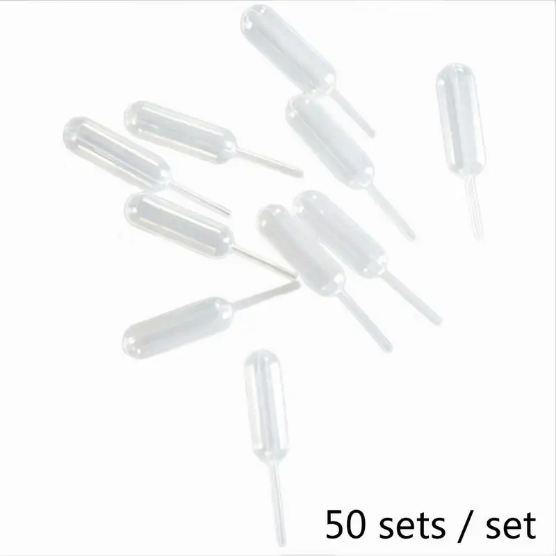 

50pcs/Set 4ml Jam Dropper Ice Cream Jelly Milkshake Dropper Disposable Seasoning Straw Squeezed Saucer Cake Decor Baking Tools