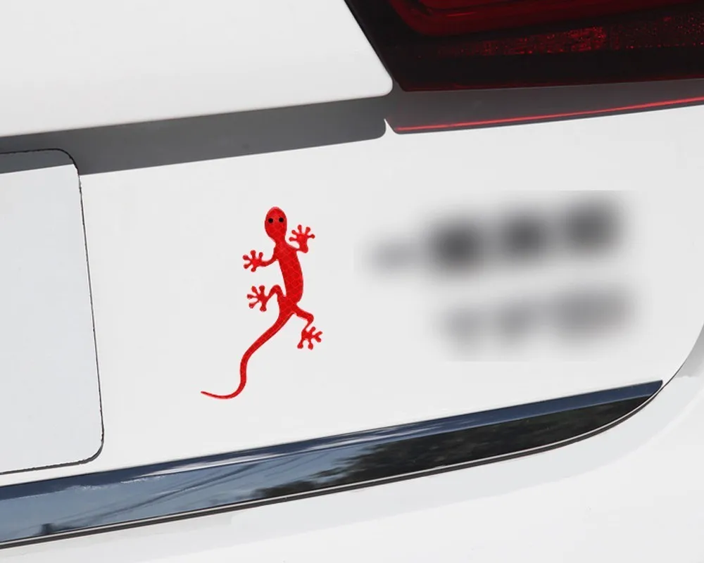 Gecko Ящерица Светоотражающая наклейка для автомобиля Безопасность