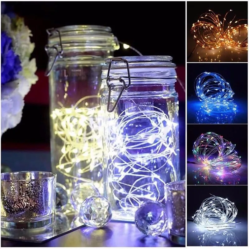 

LED Waterproof String Light Fairy Lights For Christmas Holiday Party Garden Bedroom Wedding Decoration Outdoor Indoor Lamp