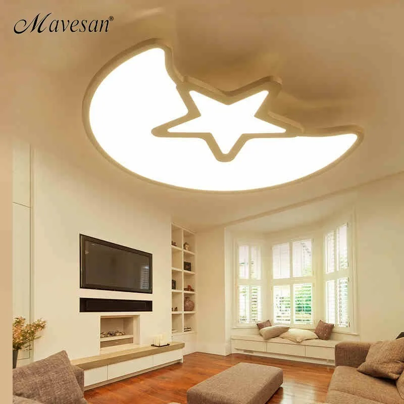 

Kids room ceiling lights Acrylic for 10-15square meters bedroom support 110V and 220V Remote control led lamparas de techo