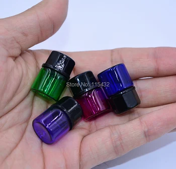 

Colorful 1000pcs 1ml 2ml 3ml fragrant Glass Bottle Mini Essential Oil Perfume Vial , Small Perfume Sample Container