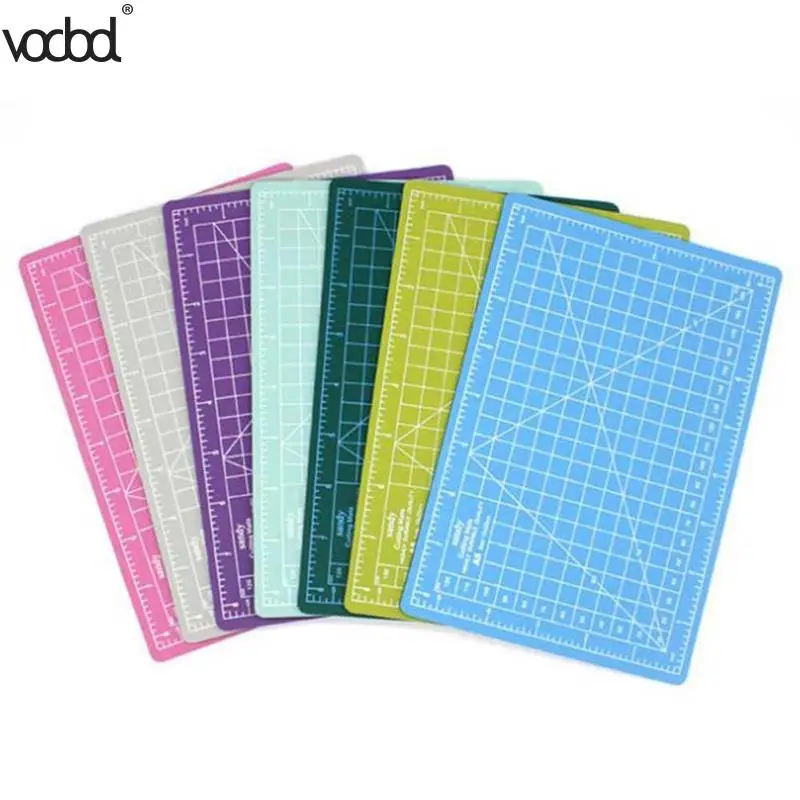 

VODOOL A5 Cutting Mats size Persistent PVC Material Self-healing 15x22cm Cutting Pad for Office and School Cutting Cutting Blue