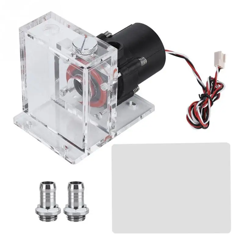 

Full Transparent Integrated 600ML PC Cooled Water Pump Acrylic Water Cooling Tank 600L/H PUB-ST600