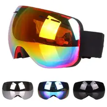 Лыжные очки, Профессиональный Анти-туман с двойными линзами UV400 большие сферические Для мужчин Для женщин Горные лыжи очки Заводское изготовление очки для катания на лыжах и сноуборде