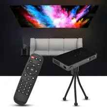 Портативный RGB и светодиодный мини-проектор для домашнего офиса, беспроводной четырехъядерный 5G WiFi HD проектор для Android HDMl-IN поддержка 3,5 мм