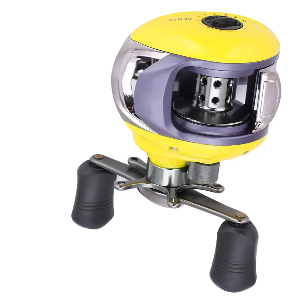 12+ 1BB Рыболовная катушка провод из алюминиевого сплава колпачок правый/левый baitcasing приманка литье рыболовное колесо AEB серия Baitcast Катушка для рыбалки