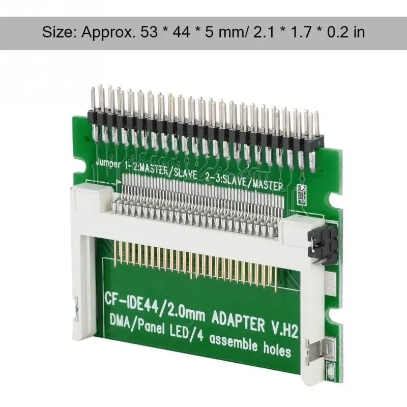Компактная флеш карта памяти CF на 2 5 дюймовый 44Pin IDE ноутбук SSD HDD адаптер