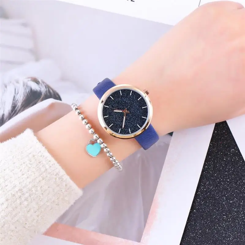 Montre Femme Flash Powder часы женские кожаные ремни из нержавеющей стали аналоговые