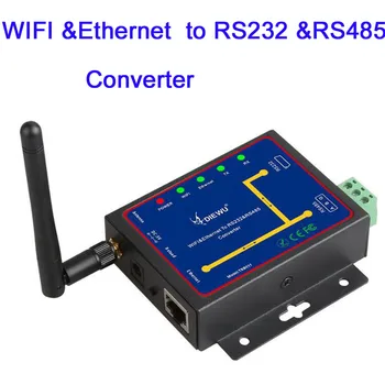 

Wifi&Ethernet To RS232&RS485 to Serial device Server Ethernet Converter Module Support TCP/UDP/IP P2P