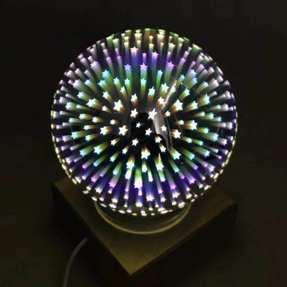 DOXA 3D Стекло мяч звездное небо Star Light Таблица Луны лампа сказка Феерверки ночные