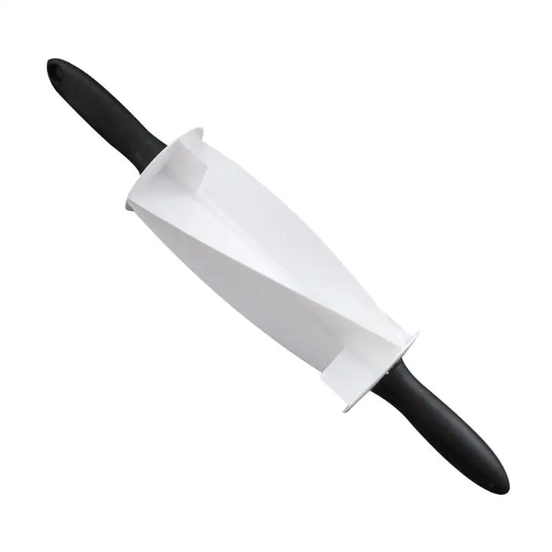 1 шт. пластмассовый катающийся резак для изготовления Круассанов для хлеба, колесо для теста, деревянная ручка ножа для выпечки, кухонный нож, инструменты для выпечки