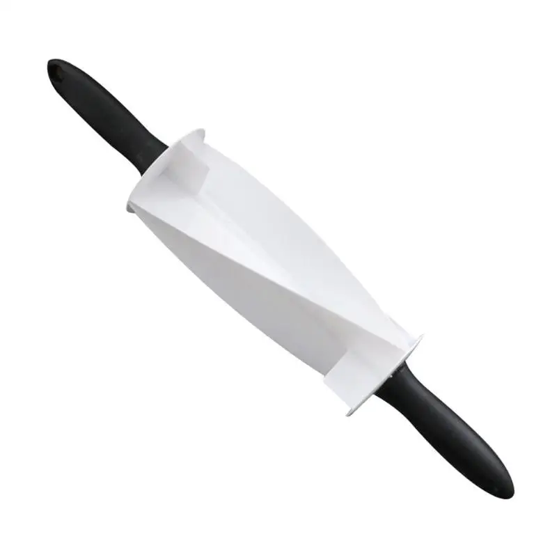 

1 pc Plastic Rolling Cutter for Making Croissant Bread Wheel Dough Pastry Knife Wooden Handle baking Kitchen Knifes Pastry Tools