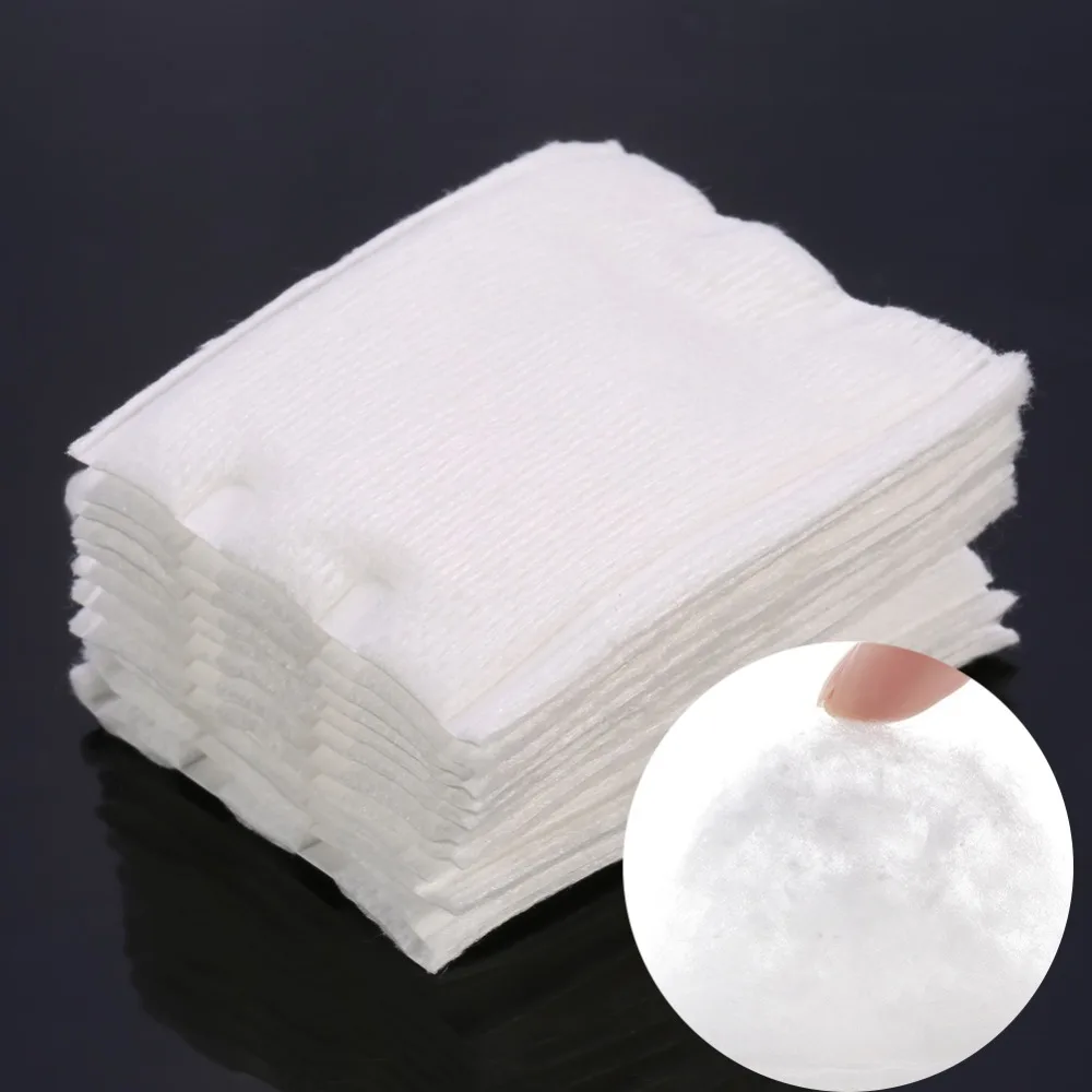 

200Pcs Deep Cleansing Discharge Nail Oil Remover Makeup Soft Cotton Three-layer Double-sided Anti-Sensitive Cosmetic Wipe Cotton