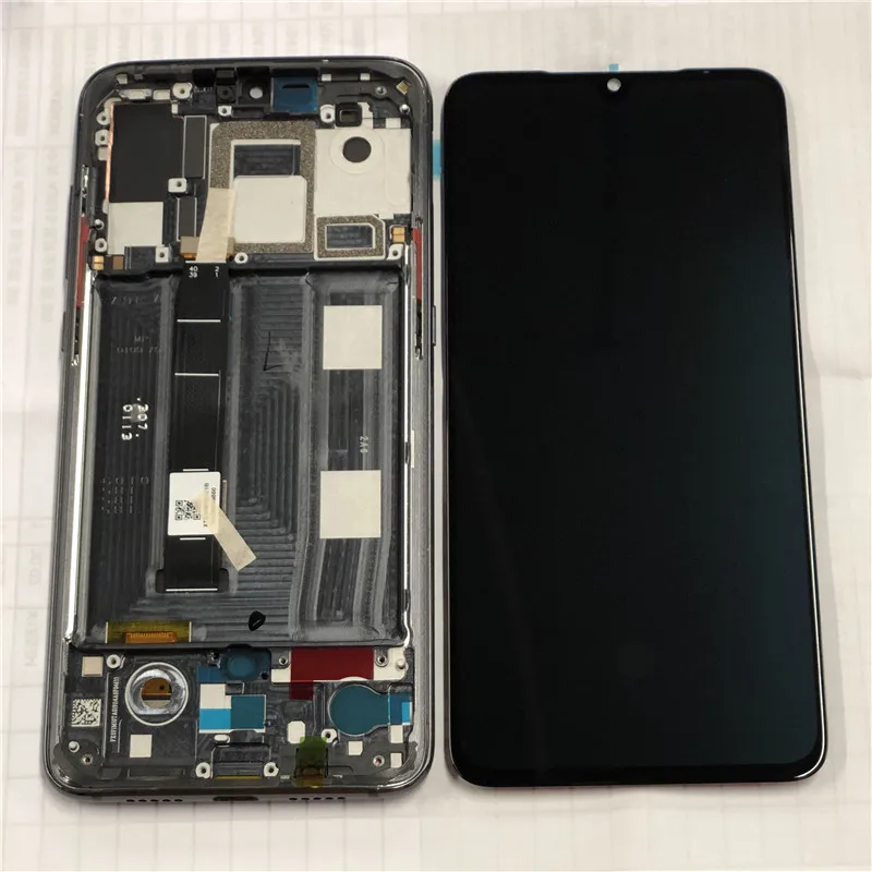 

Original M&Sen For 6.39" Xiaomi 9 Mi9 MI 9 AMOLED LCD Display Screen With Frame+Touch Panel Digitizer For 2340*1080 MI9 Display