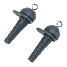 25 шт. Прочная ПВХ мягкая рыболовная безопасная клипса с Вертлюг, карп рыболовное снаряжение принадлежности для рыбалки