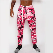 Mens Camouflage Cargo Sweatpants Causal Loose Plus Size Joggers Pants Men with Belt Tactical Military Trousers Battle Fatigues