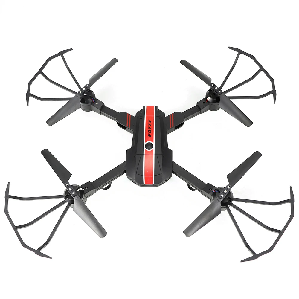 FQ777 FQ24 6-Axis Gyro WIFI FPV RC Drone with Camera 2.0MP Quadcopter Foldable G-sensor RC Selfie Drone Extra Battery RTF
