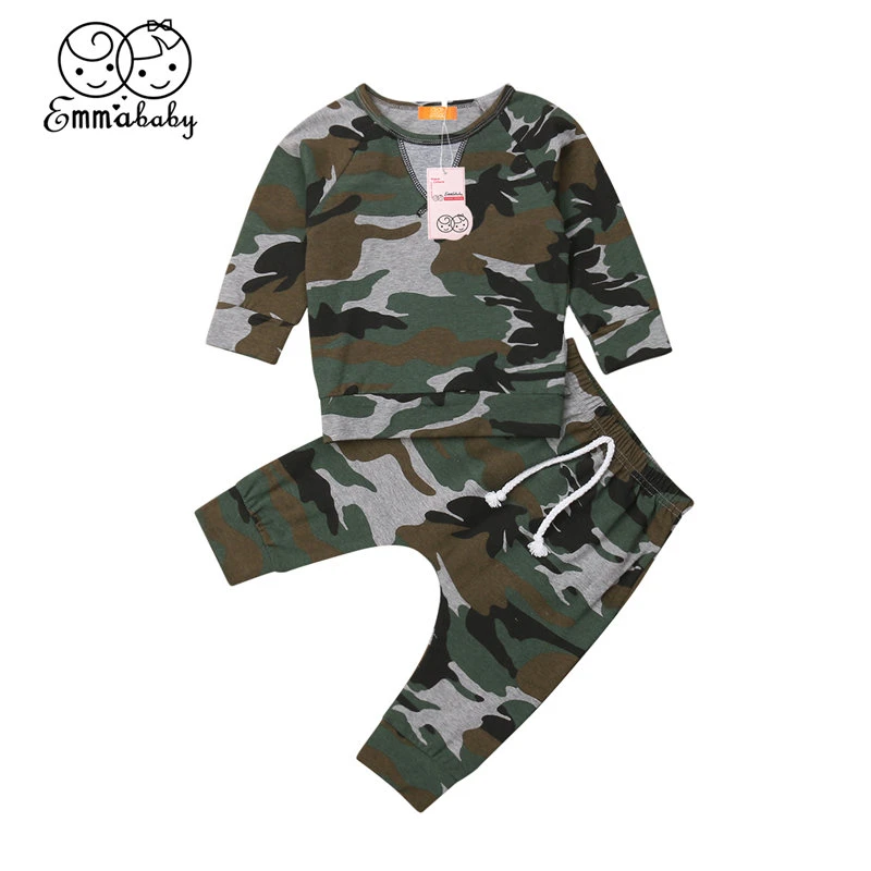baby boy camo outfit