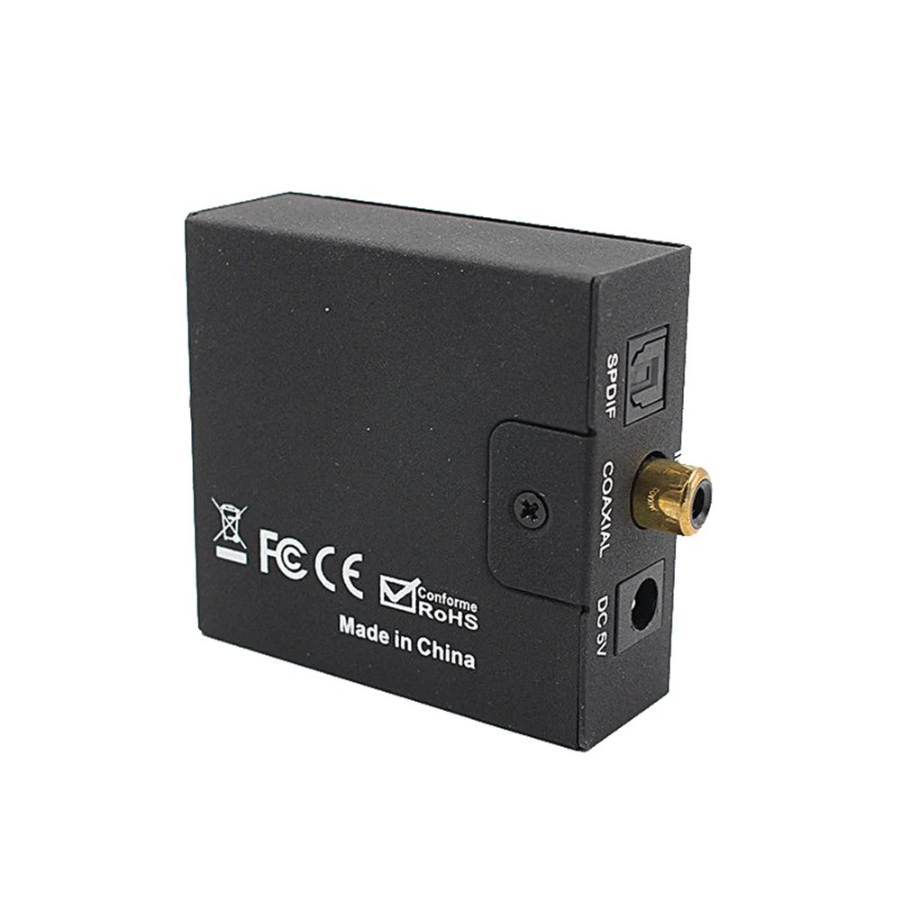 

Optical Coaxial Toslink Digital to Analog Audio Converter Adapter RCA L/R 3.5mm
