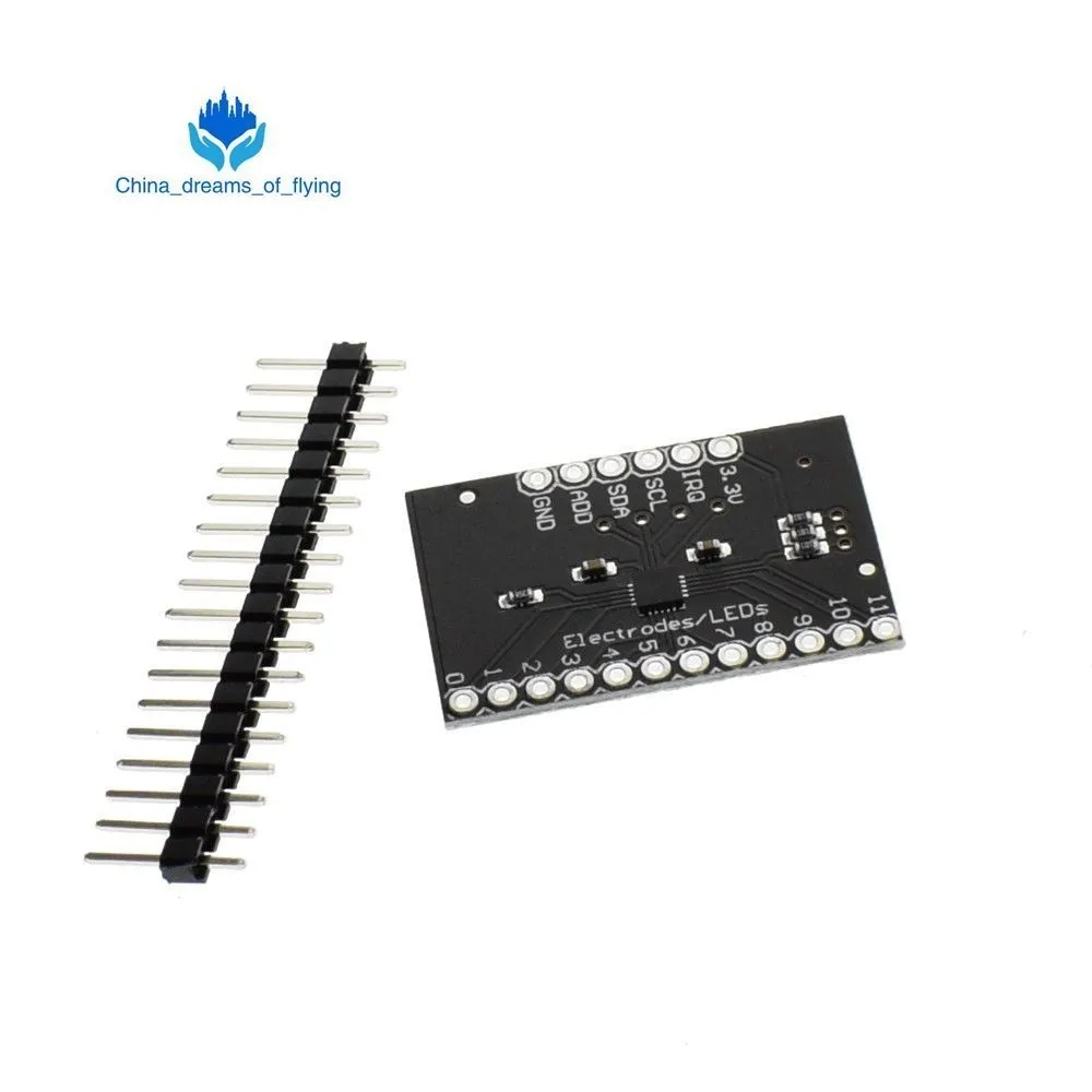 TZT MPR121 Breakout V12 емкостный сенсорный сенсор модуль контроллера I2C клавиатура