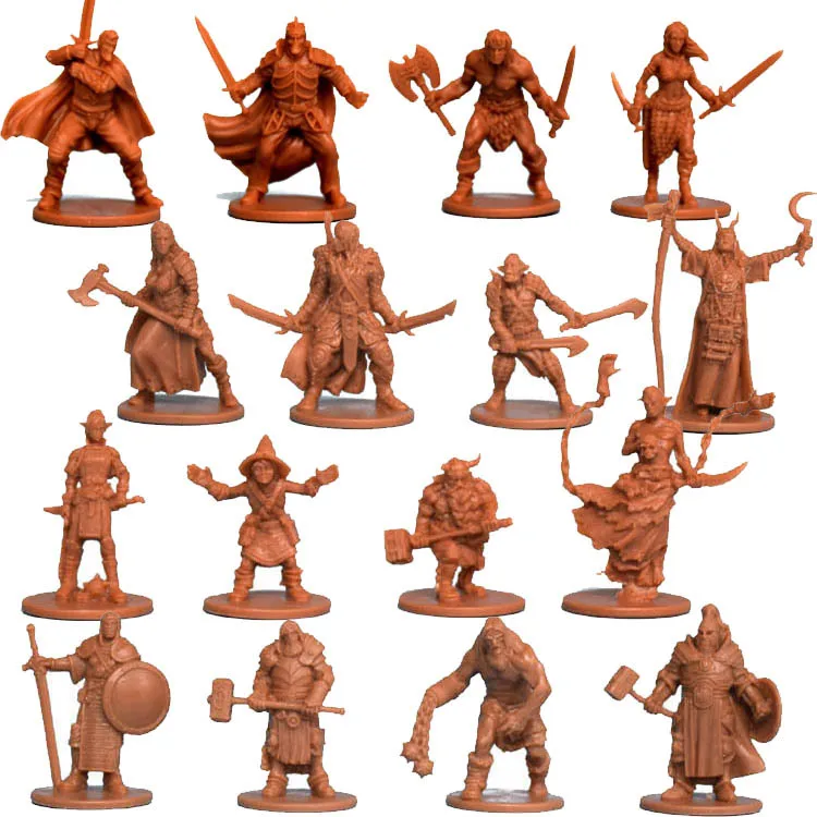 

Die Casting Resin Board Role-playing Games Model Endless Slaughter Zombicide Black Death Game Night Kit Hero Extend Package