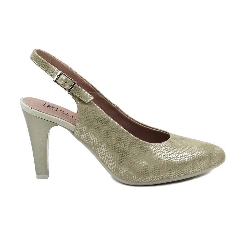 PITILLOS-WOMAN-SKIN-HEEL SHOES-PITILLOS 5670 золото | Обувь