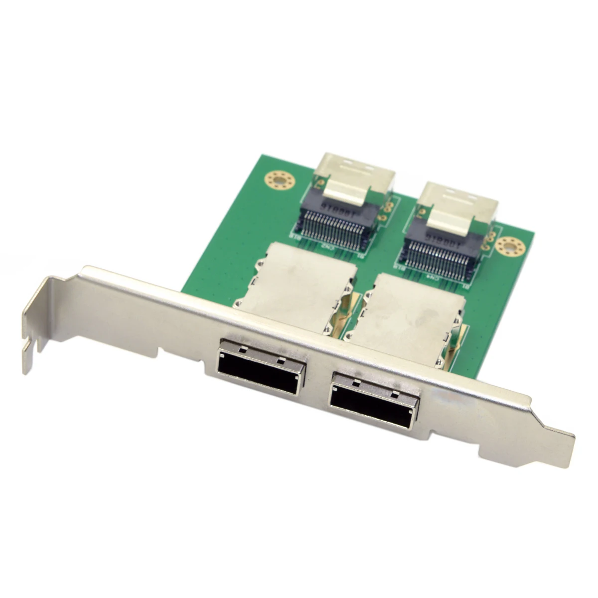 Jimier два порта Mini SAS SFF-8088 к SAS 36Pin SFF-8087 PCBA Женский адаптер с кронштейн pci