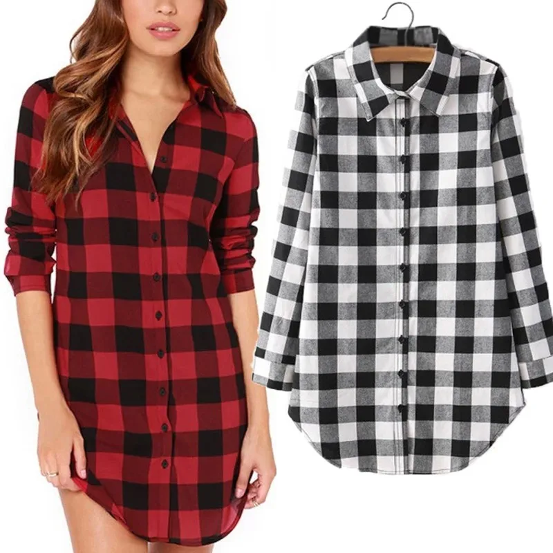 red check shirt for ladies