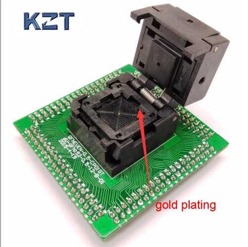QFN72 LCC72 MLF72 PCLC72 IC550-0724-018-G IC pin 0 5 мм 10*10 программист socekt раскладушка Flash Приработка