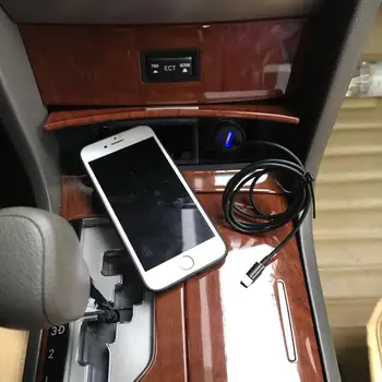 

Accessories USB Car Charger For iPhone Samsung Fast Charge for Audi a4 a3 q5 q7 a5 b6 b8 a6 c5 b7 c6 Car styling