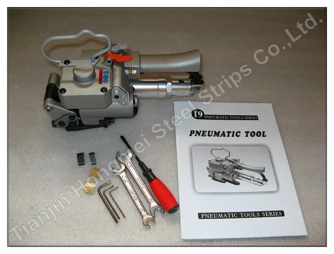 Portabel handheld strapping machine Pneumatic Strapping tools PP PET Strip Hand packing machine banding tool strapper 13-19MM