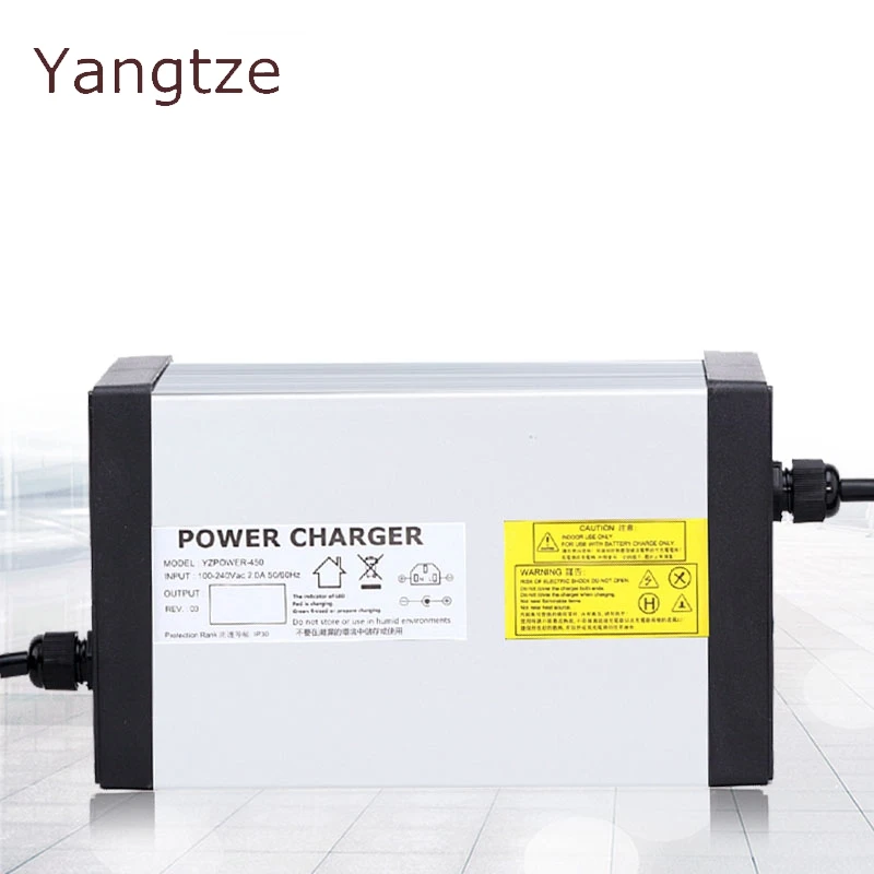 Yangtze 73V 10A 9A 8A Lifepo4 литиевое зарядное устройство для 60V (64V) Ebike E bike Pack AC DC источник