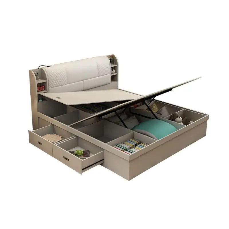 Meble مربع مضاءة الشقي Mobili لكل La كازا Mobilya Bett Matrimonio Recamaras الاطفال مجموعة Mueble غرفة نوم الأثاث كاما Moderna السرير