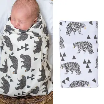 

Newborn Baby Blanket Cotton Comfortable Cover Blankets Siesta Blanket Baby Sleeping Swaddle Muslin Wrap