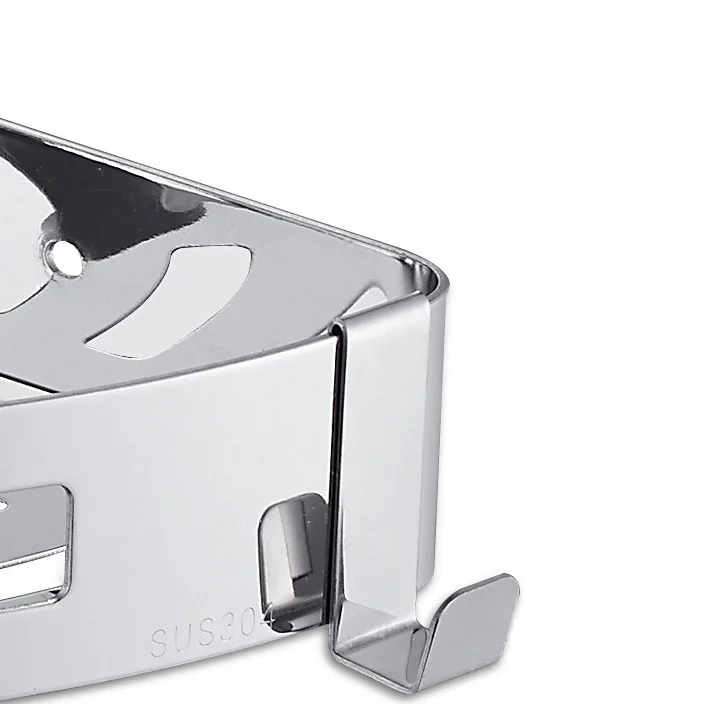 حمام من الفولاذ المقاوم للصدأ رفوف نحى النيكل جدار جبل ثلاثي زاوية دش العلبة رف حمام الملحقات