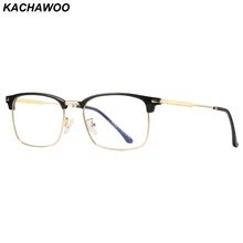 Kachawoo, оптические очки TR90, мужские, квадратные, анти-синий светильник, компьютерные очки, оправа, женские, унисекс, без оправы, подарок на год