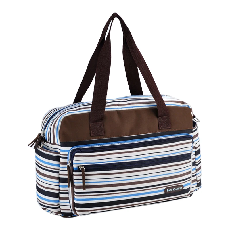 

insular Multicolored stripe maternity mother mummy nappy bags multifunctional stroller bags shoulder handbag baby diaper bag B