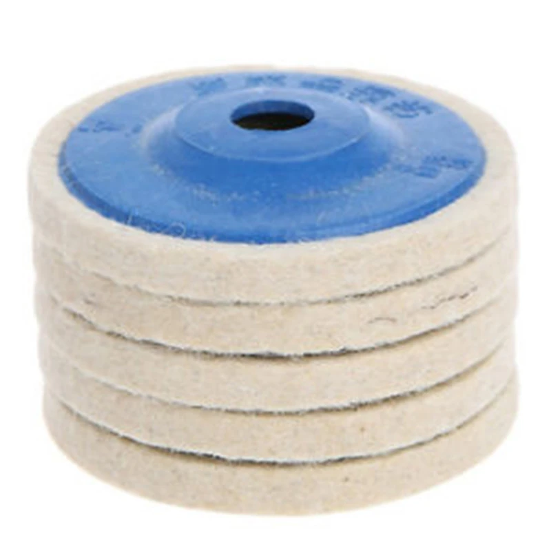 per smerigliatrice angolare smerigliatrice in feltro per strumento rotante abrasivo Disco per lucidatura in lana da 100 mm
