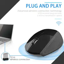 Ультра тонкая USB оптическая беспроводная мышь 2,4G приемник 1600 dpi 3 кнопки мыши для компьютера ПК ноутбука рабочего стола