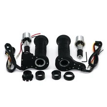 LMODRI 1 пара мотоциклетных захватов с подогревом 7/" 22 мм руль для скутера мотоцикла ATV грелка для рук с наконечником